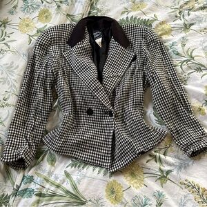 Vintage 90s Plaid Blazer